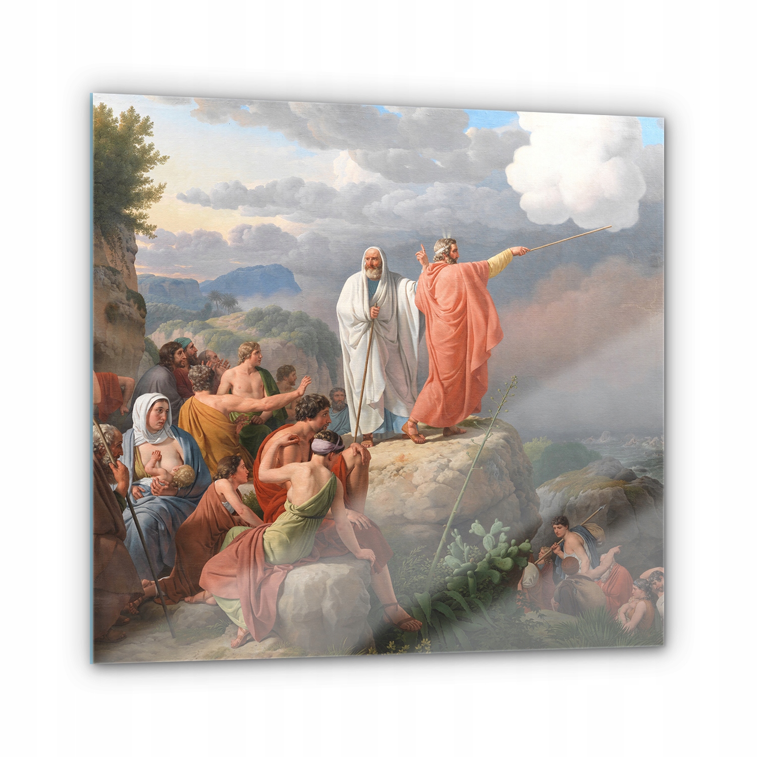 Nástěnný obraz Čtverec Mojžíš a Rudé moře