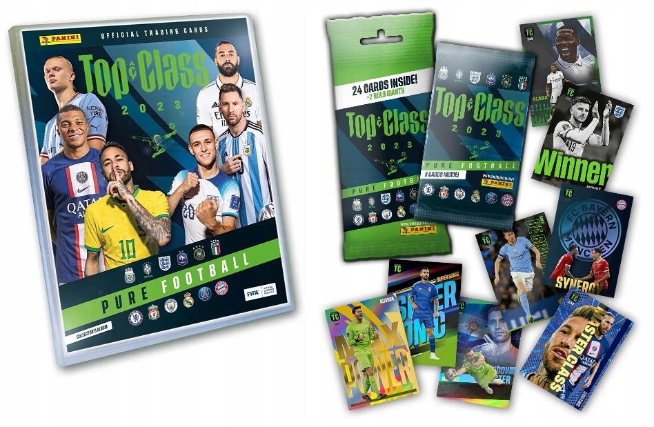 TOP CLASS 2023 Album Holo Giant Fat Pack 32 Karty 13846354510