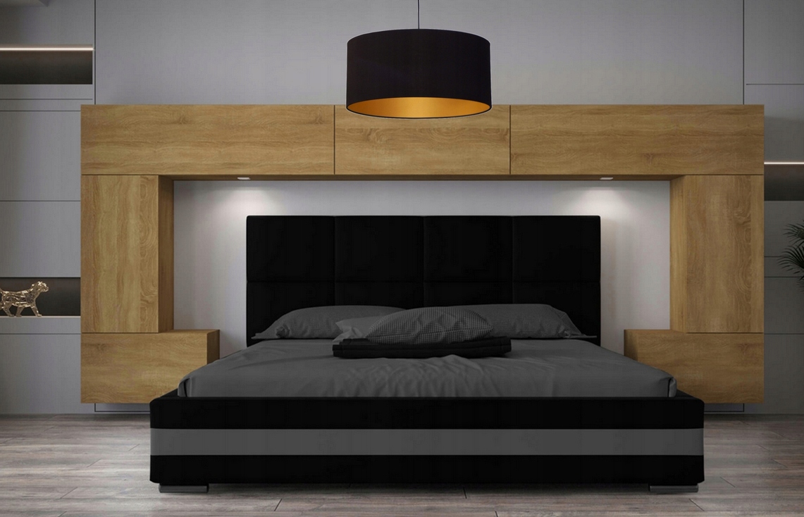 LAMPA WISZĄCA SUFITOWA LED FI 50cm SZARO/ZŁOTY Rodzaj gwintu E27