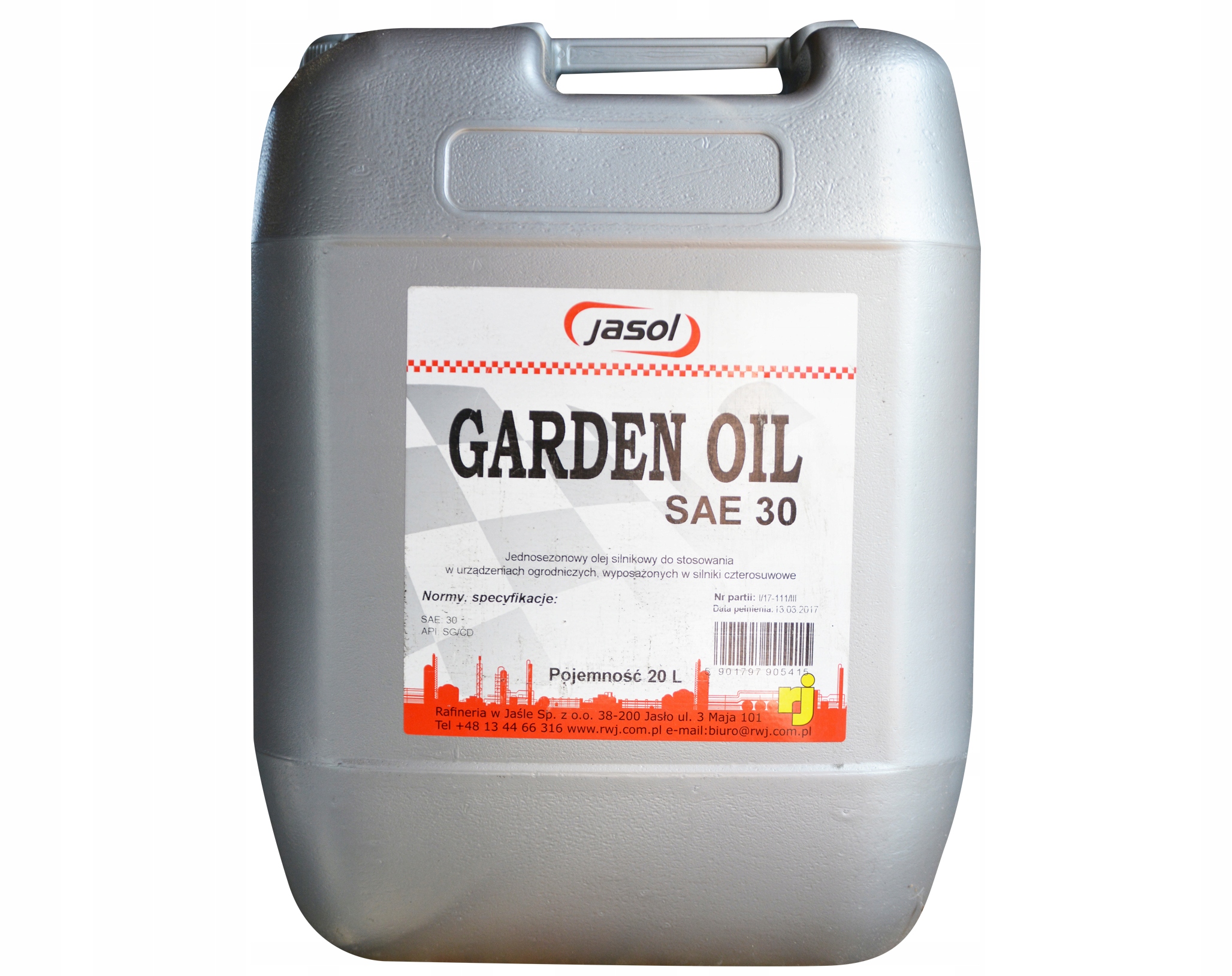 

Jasol Garden Oil Sae 30 op. 20 l