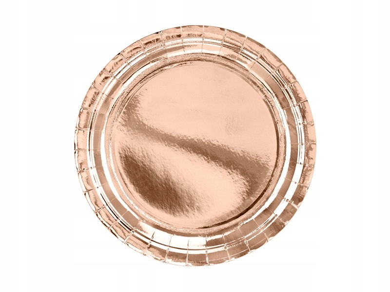 

Talerzyki na Wieczór Panieński rose gold Bride