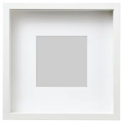 

Ikea Ribba Sannahed Ramka Biała Głęboka 25x25 cm