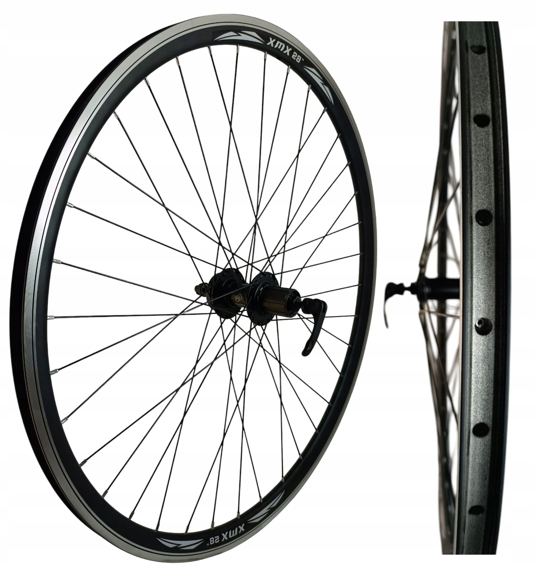 Kolo zadní Alu 28 kužel disc v-brake strojní rychloupínák