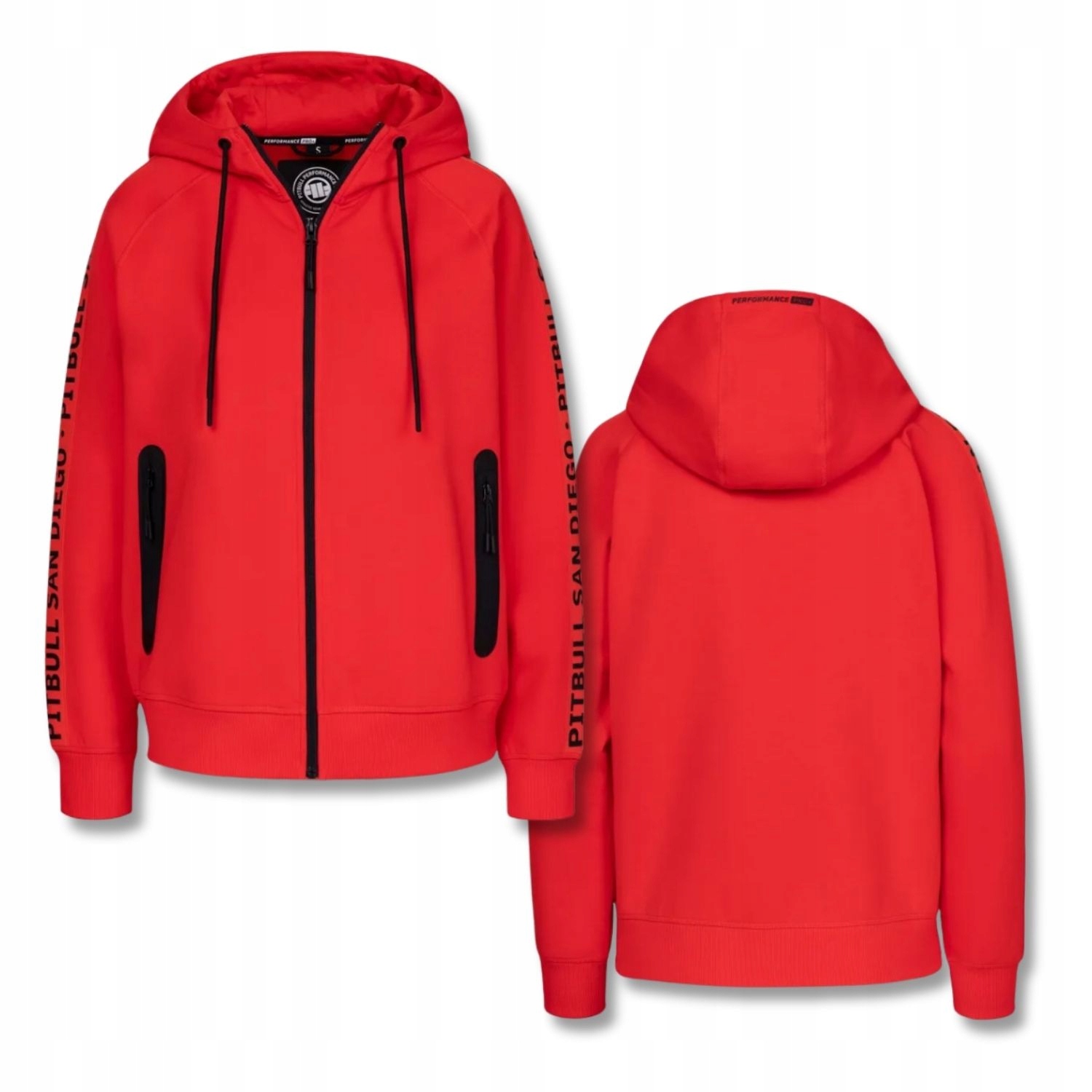 Damska Bluza dresowa rozpinana z kapturem Pitbull Tape Explory L