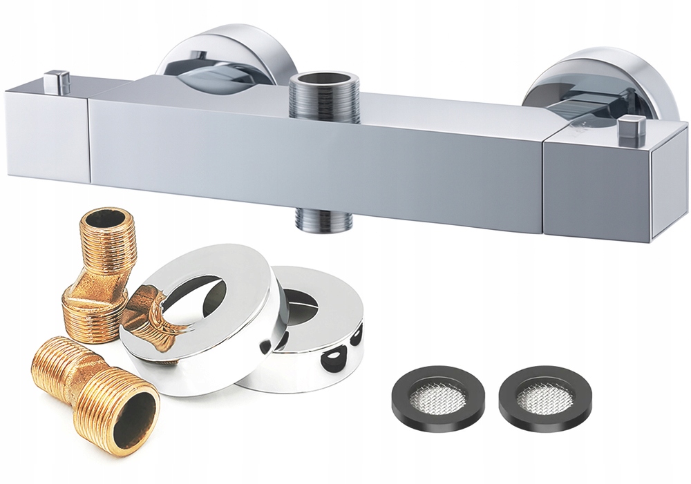 Termostatická Sprchová Batéria Pre Dažďovú Vodu Hore Dole 1/2 A 3/4 Palca