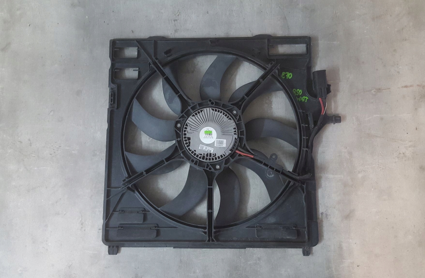 8618243 - Вентилятор BMW X5 E70 / X6 E71 мощность 850 Вт 5,0 и M50dX