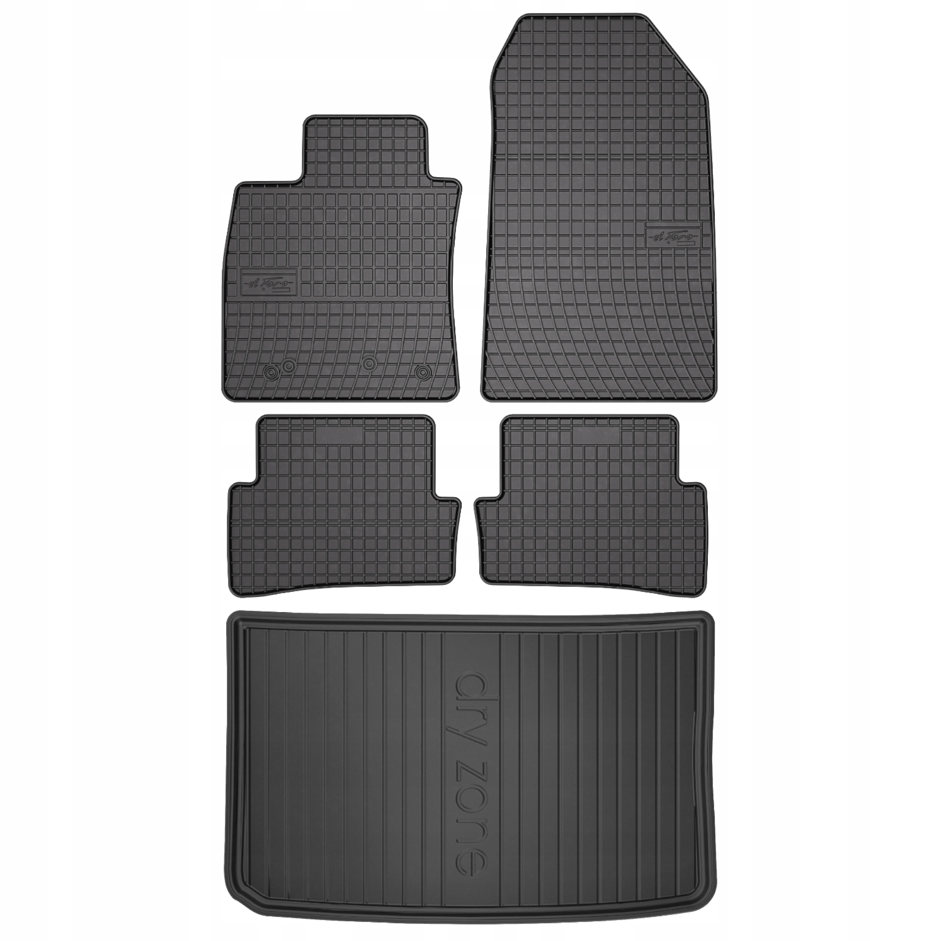 Gumové rohože rohož batožinového priestoru Clio IV 4 hatchback 12-19 bez nastaviteľného systému