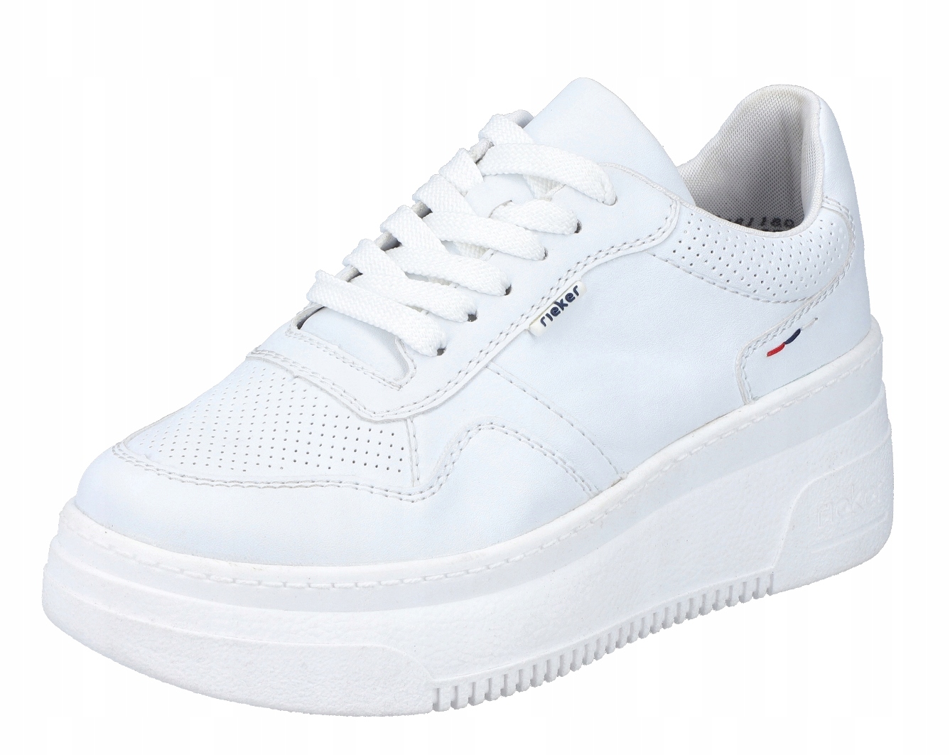 Rieker M7811-80 vel.41 bílé tenisky dámské polobotky Modne