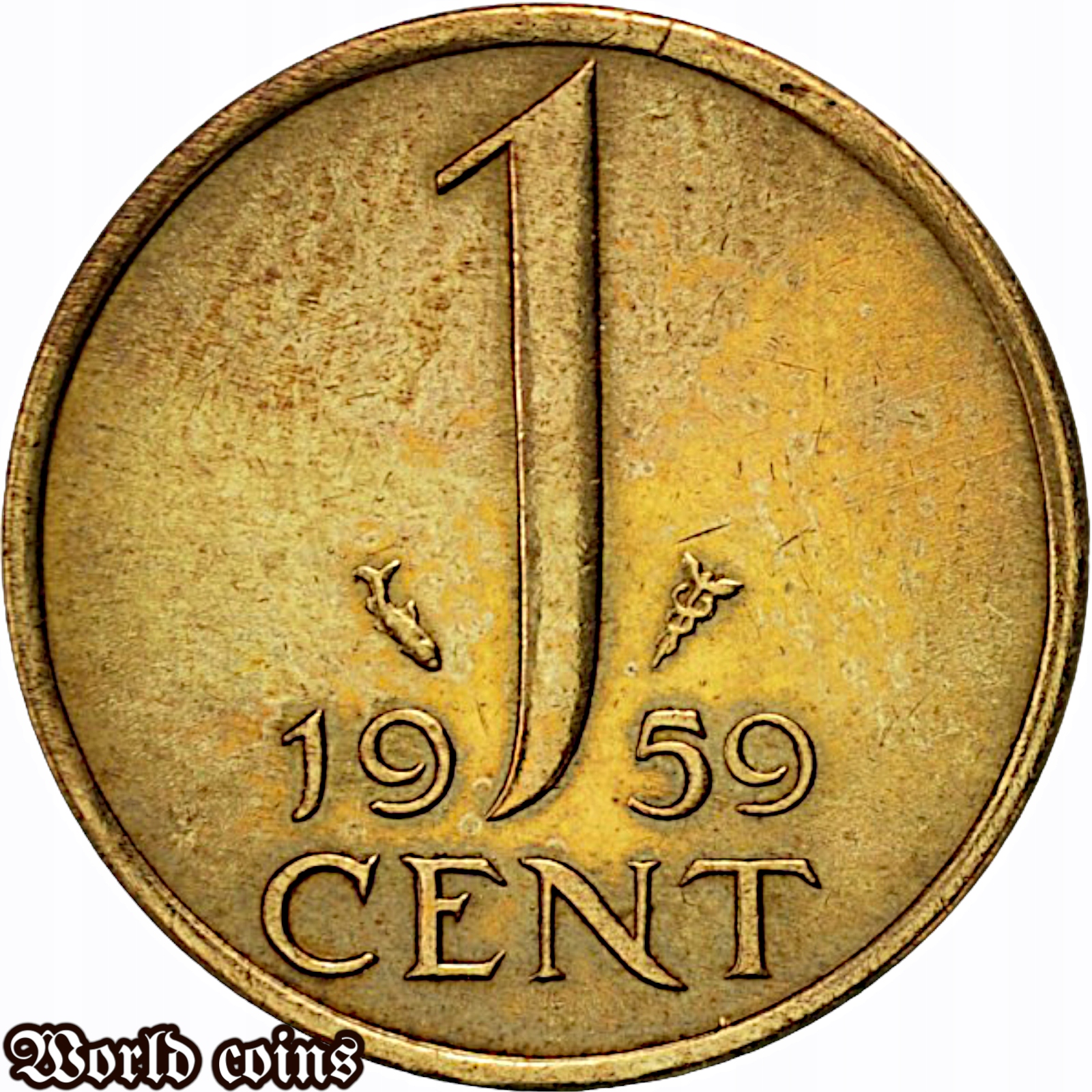 1 CENT 1959 HOLANDIA