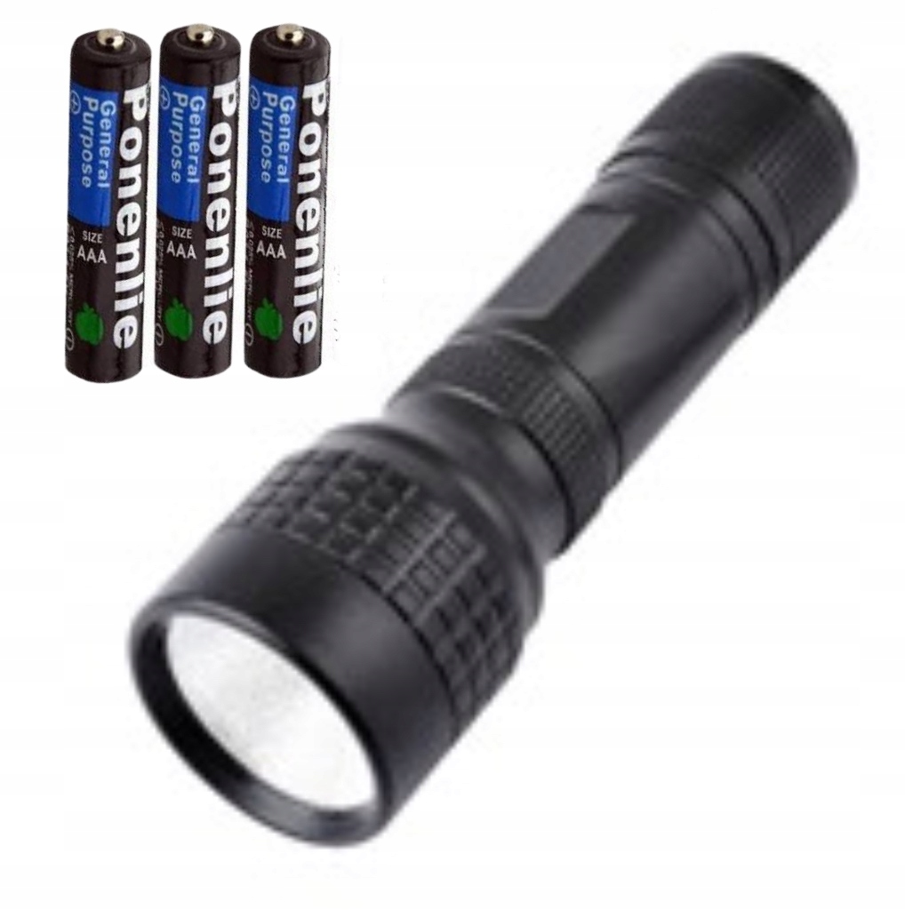 Kieszonkowa Latarka Led Na Baterie 12cm 40 lm