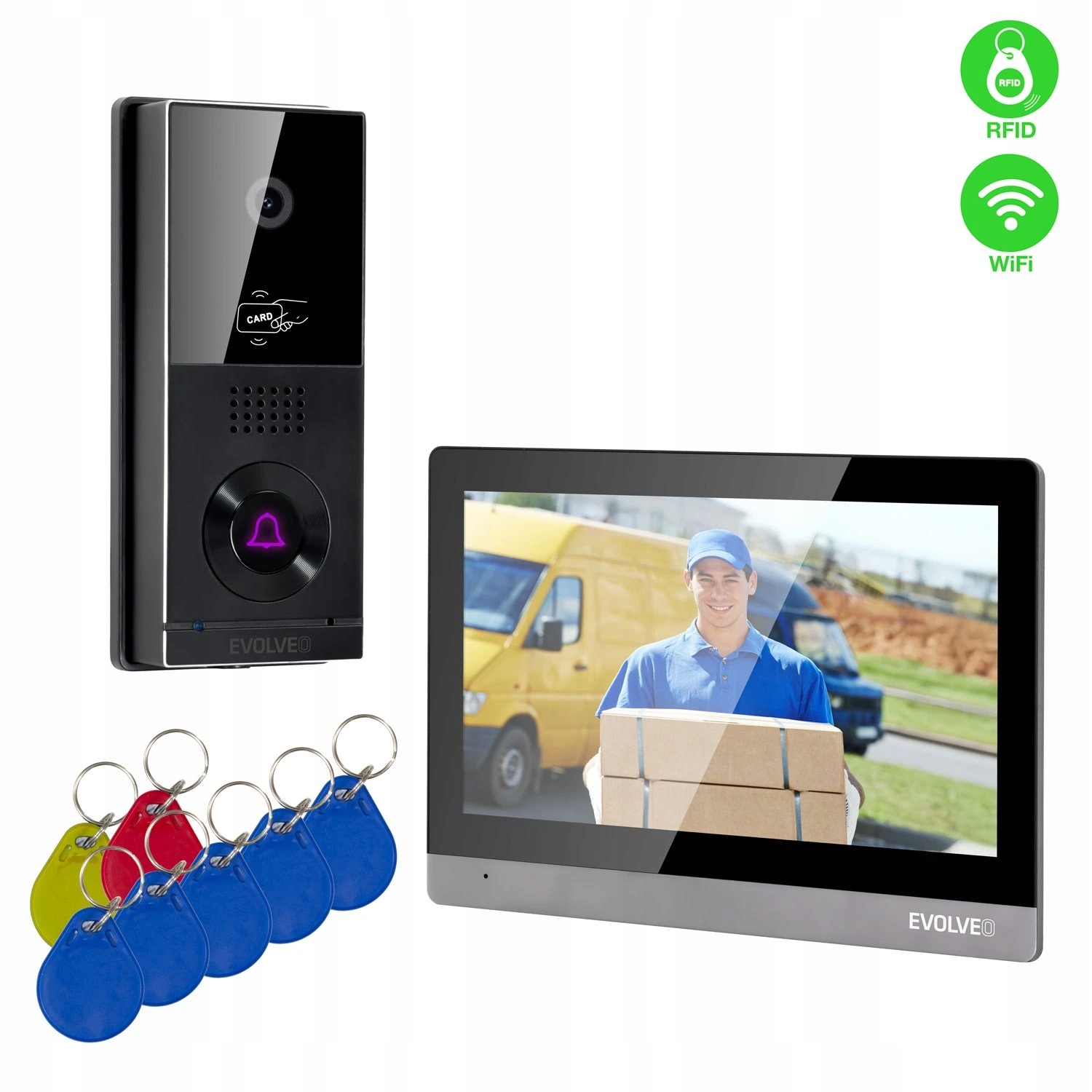 Evolveo DoorPhone AHD10, Sada domáceho WiFi videotelefónu s ovládaním dverí