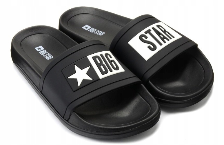 

Klapki czarne Big Star obuwie DD174699 906 42