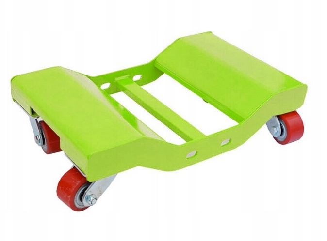 Wózek Transportowy 1800kg Obrotowy Limonka Na Warsztat Pod Urwane Koło
