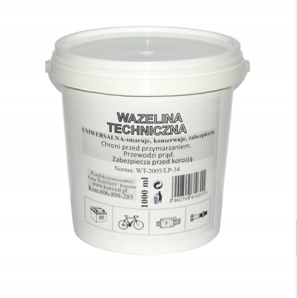 

Wazelina Techniczna Bezkwasowa 1 Litr
