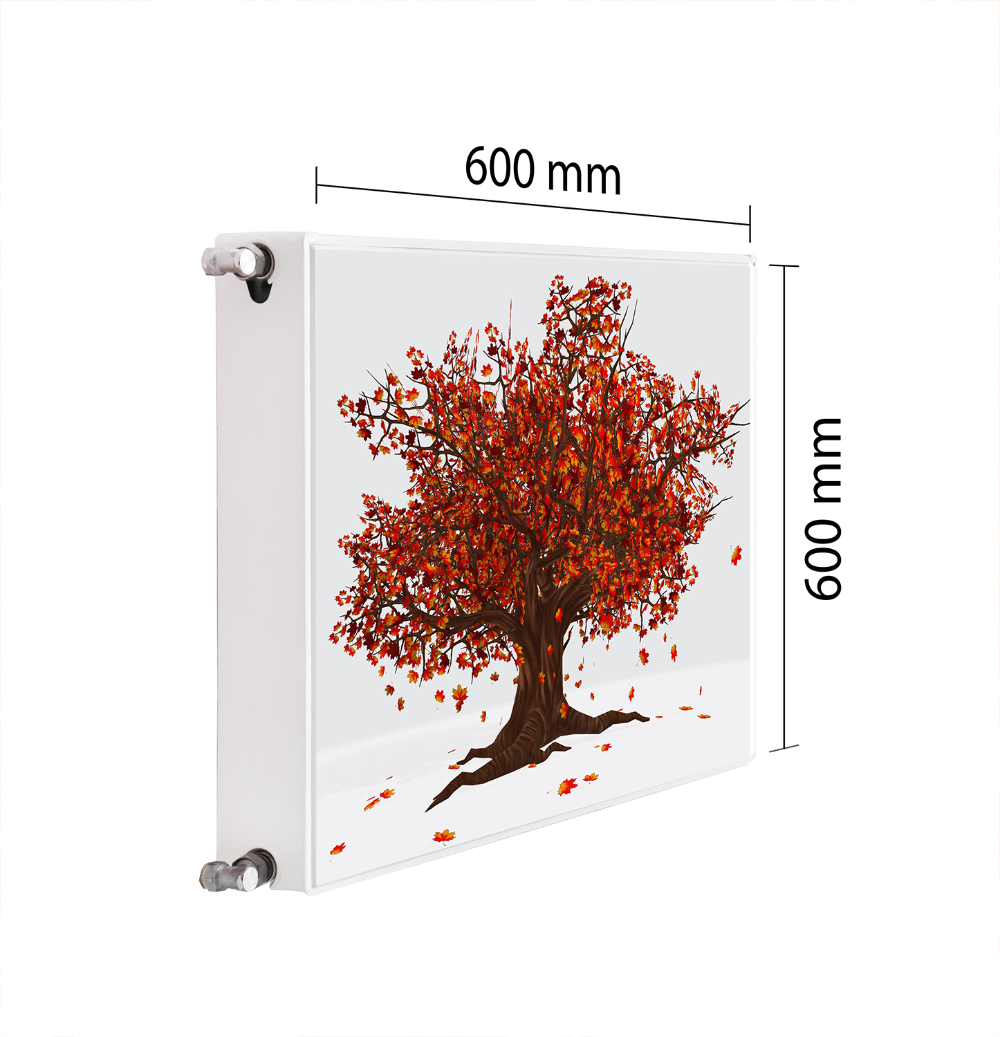 Magnetická Krytka Na Radiátor 60x60 Dřevo Podložka Magnet