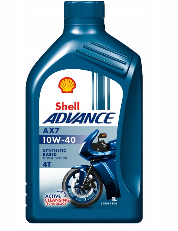 Olej Shell Advance AX7 10W40 4T 1L