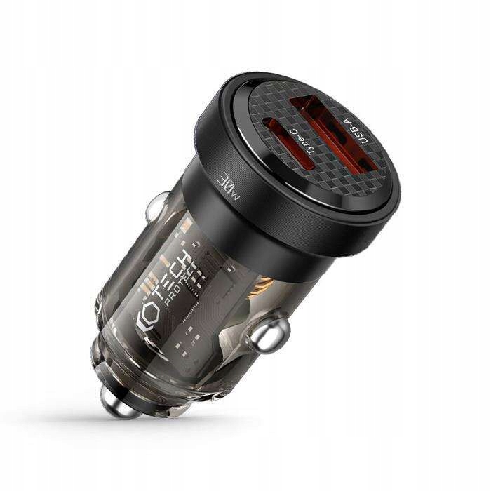 Tech-protect CC30W 2 Porty Ładowarka Samochodowa PD30W/QC3.0