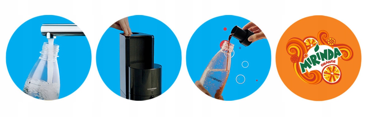 Syrop SODASTREAM Mirinda 3 x 440 ml Pojemność 440 ml