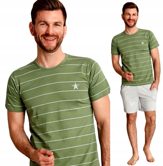 

Taro piżama męska bawełniana Bruno 2513 Olives XL