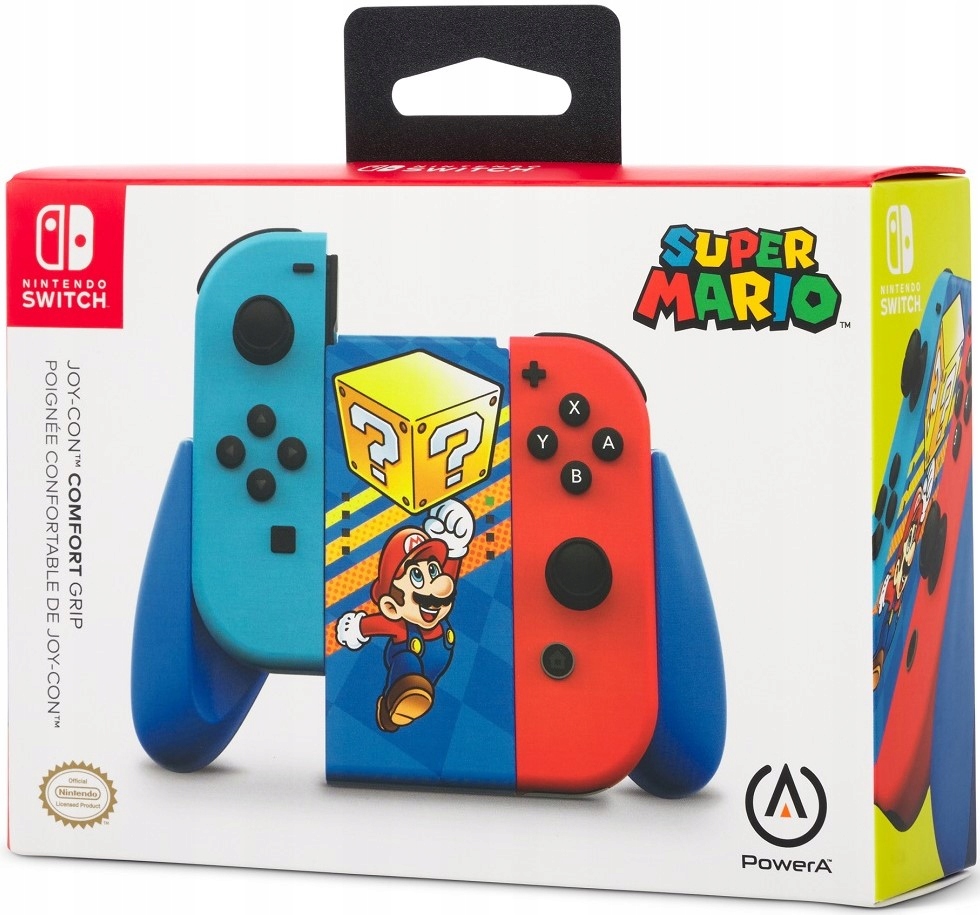 PowerA SWITCH Uchwyt do JOY-CON Grip Mystery Block Mario