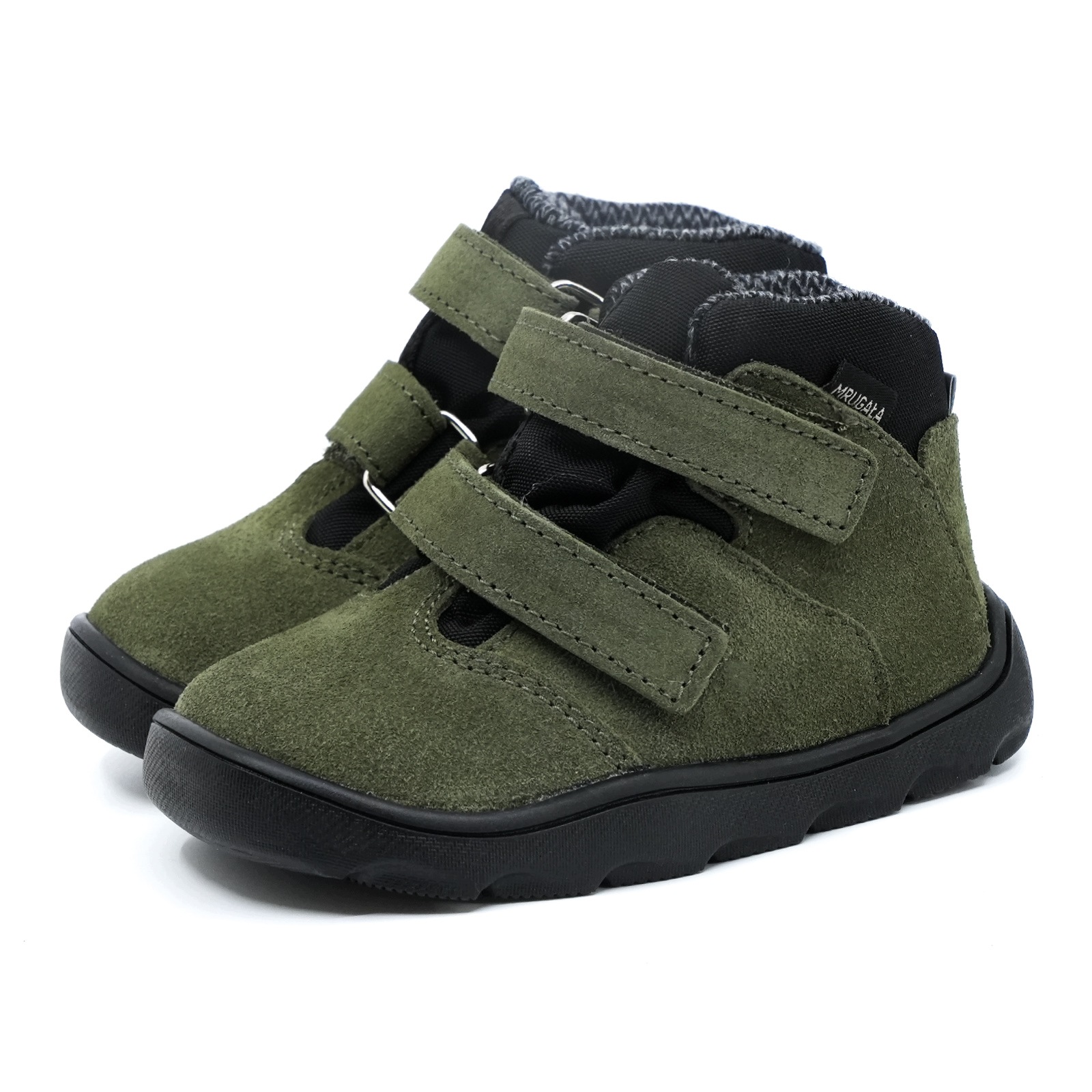 Mrugała Barefoot Madi 6123/6-26 oliwka Trzewiki Przejściowe Membrana R 21