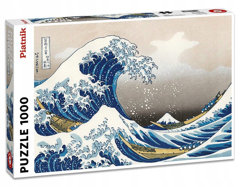 

Puzzle 1000 El Hokusai, Wielka fala, Piatnik