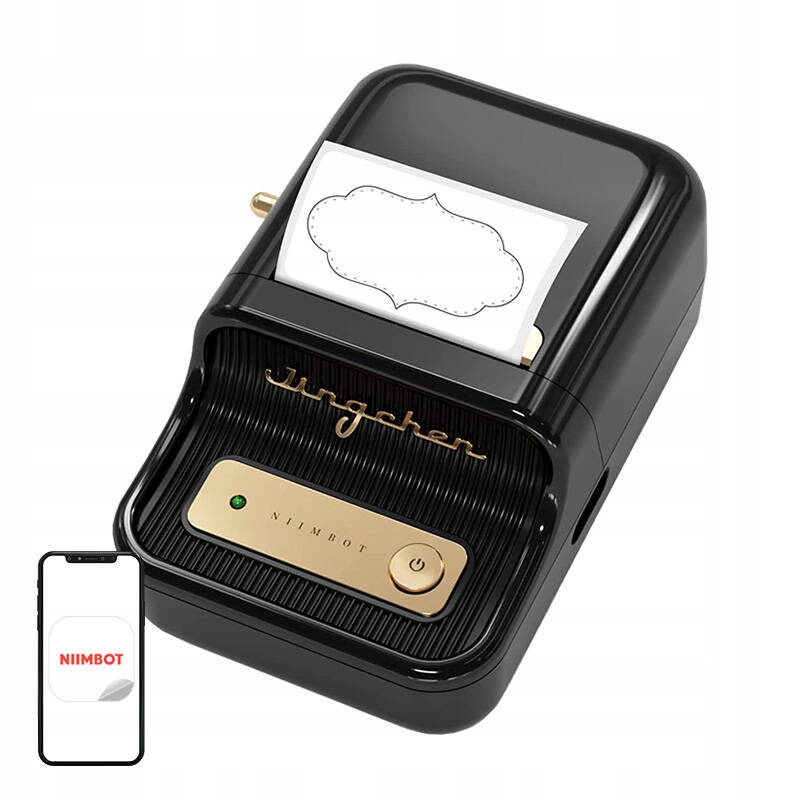 Přenosná Tiskárna Štítků Nimbot B21 Termální, Bluetooth, Černá
