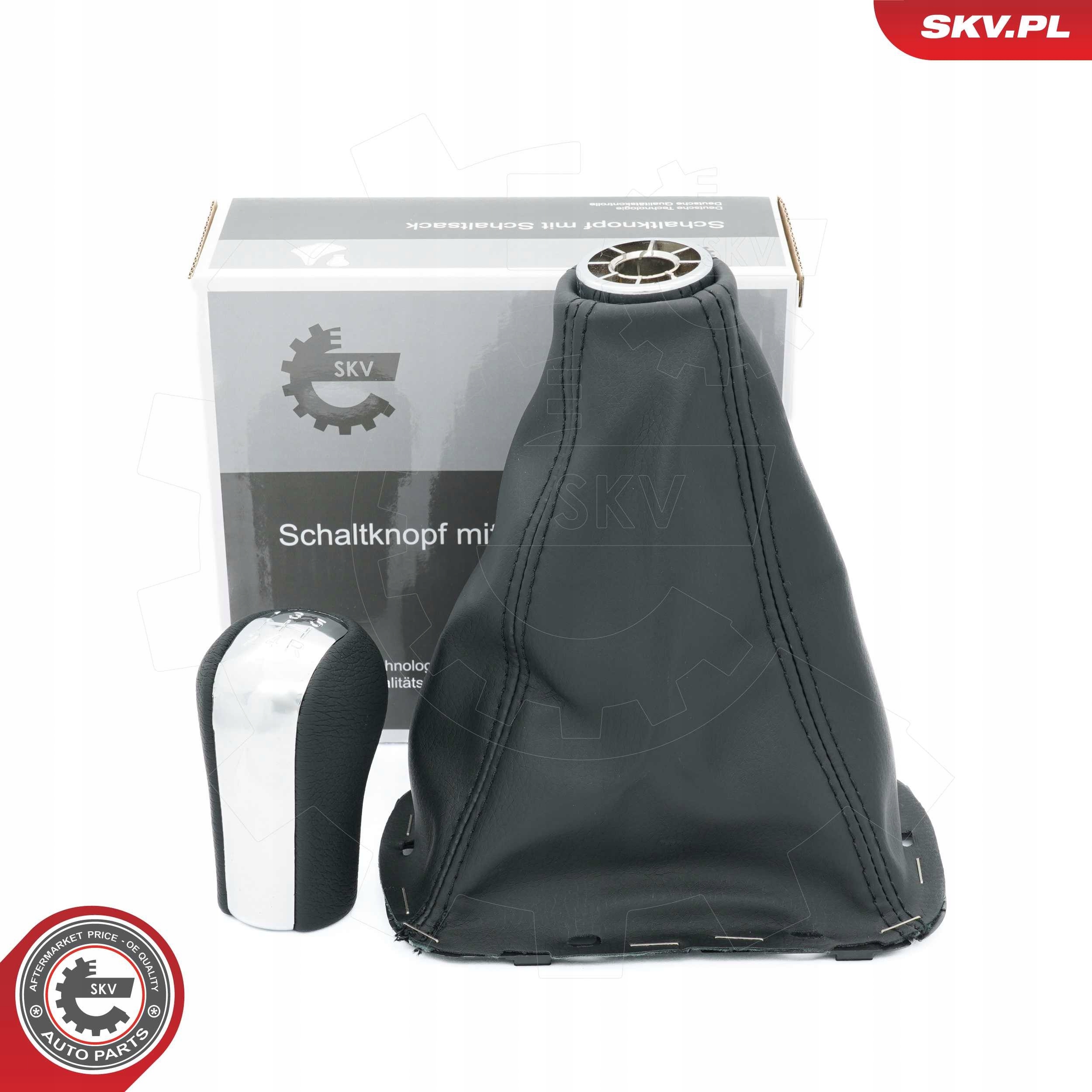 GAŁKA ZMIANY BIEGÓW Z MIESZKIEM 63SKV484 TOYOTA AVENSIS ; 5B ; CHROM SKÓRA Producent części ESEN SKV