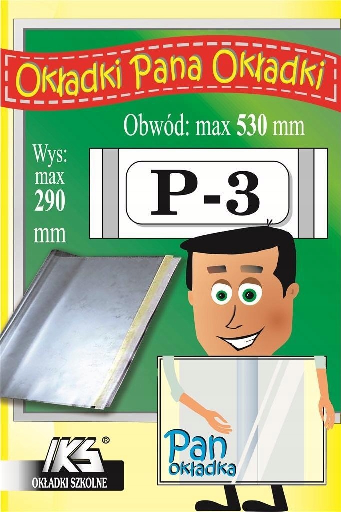 OKŁADKA PRZYLEPIANA P3 (25SZT) IKS, IKS