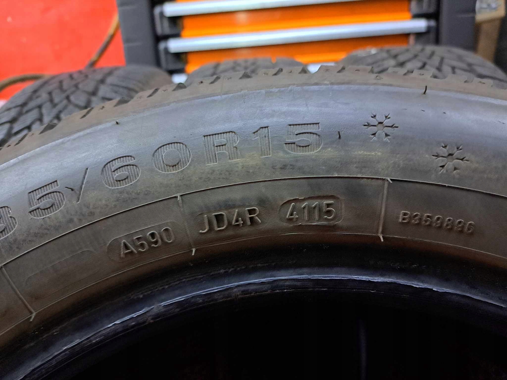 185/60R15 88T Dunlop Winter Response- 2 CENA ZA KOMPLET Indeks prędkości T do 190 km/h