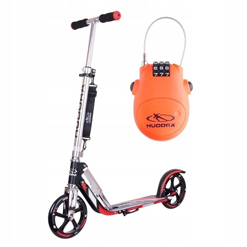 Hulajnoga Hudora Big Wheel 205 100kg regulowana wysokość 79-104 cm
