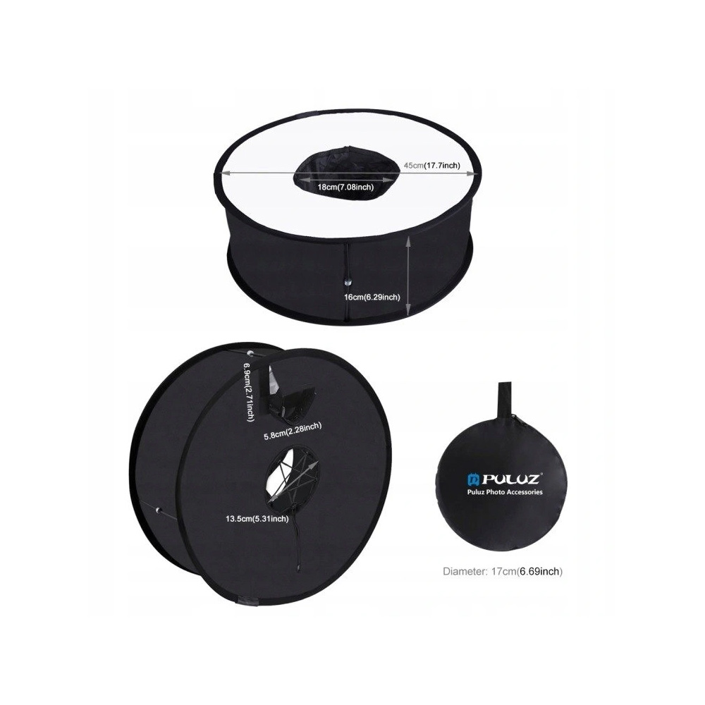 PU5145 Softbox 45cm, černý