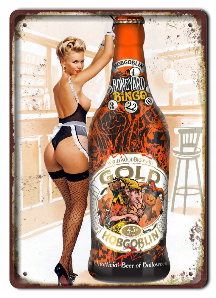 Piwo Beer Metalowy Szyld Obrazek Retro #07184