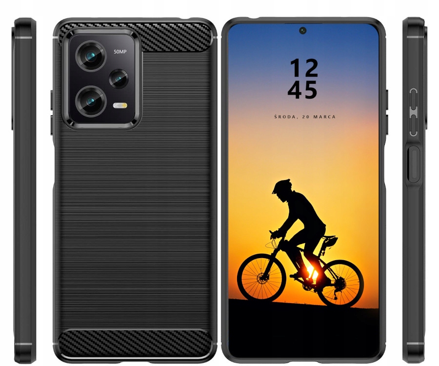 

Etui Carbon Pancerne Case Do Poco X5 5G