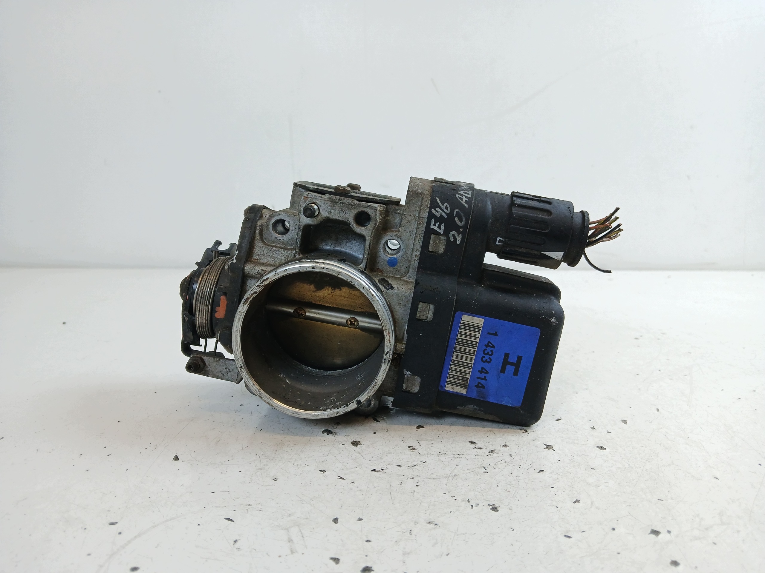 BMW E39 E46 2.5 throttle flap 1433414 blue