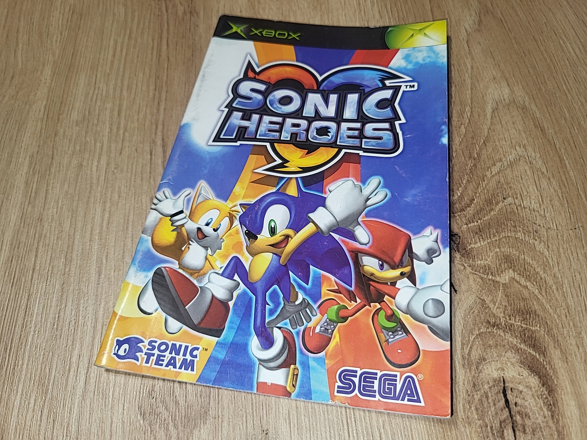 SONIC HEROES - XBOX bez gry TYLKO INSTRUKCJA!