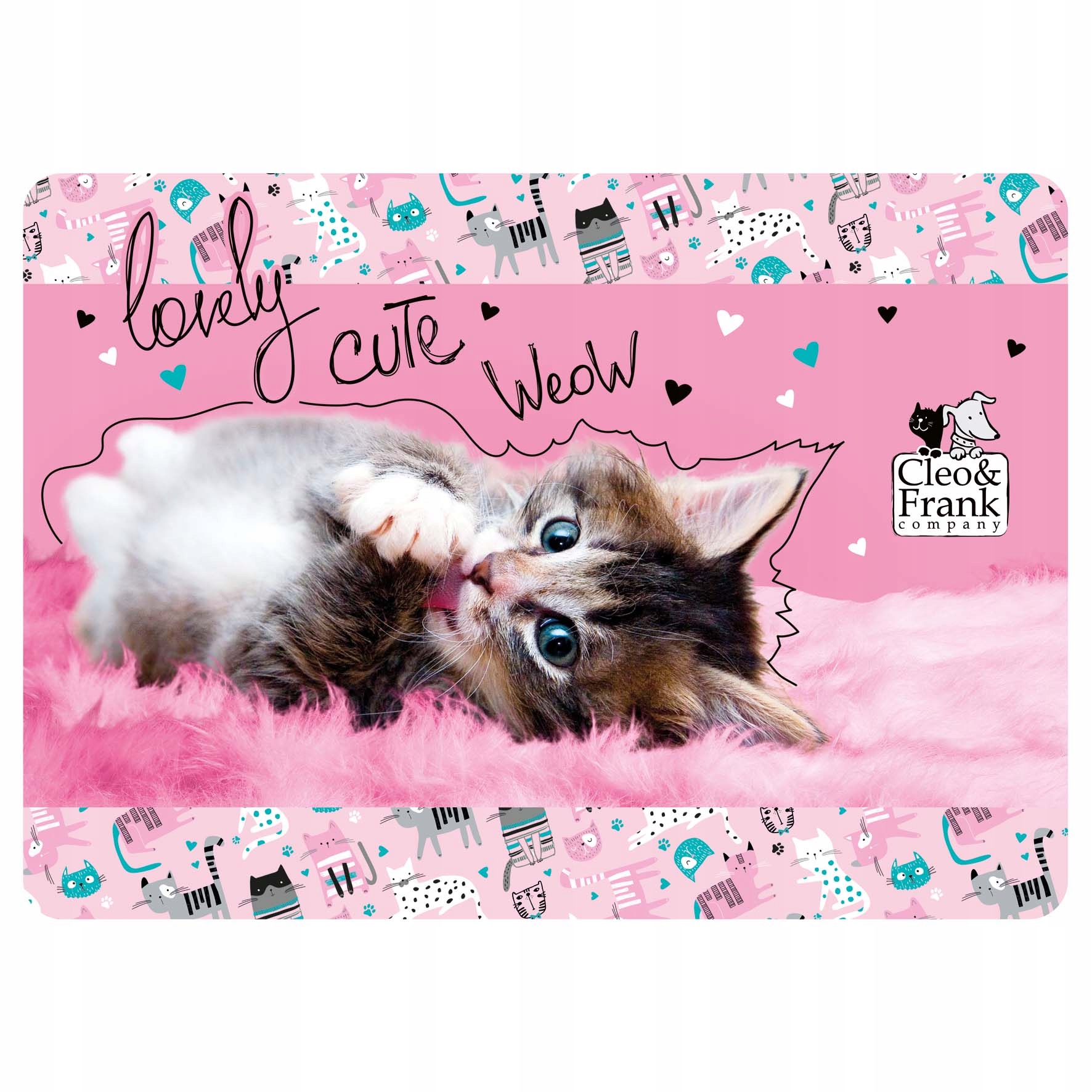 PODKŁAD LAMINOWANY NA BIURKO KOTEK DERFORM