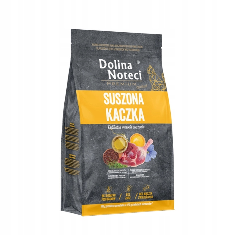 Dolina Noteci Premium Sušené Krmivo Sterilizované Kachna 2kg