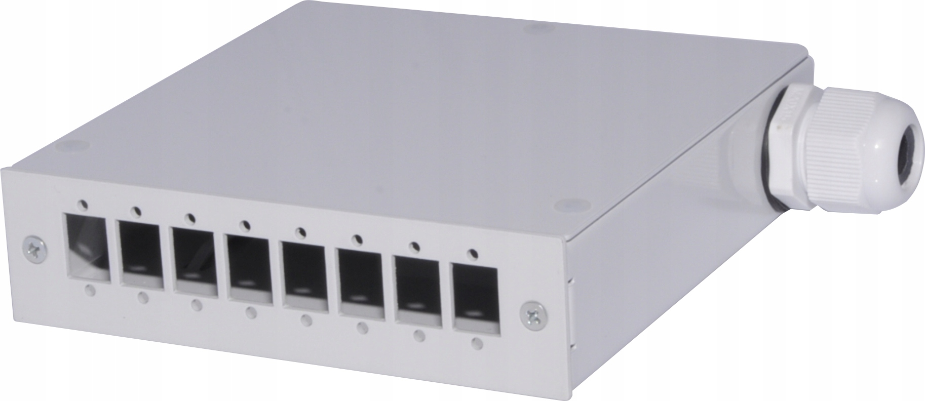 Przełącznica światłowodowa DLL Partners ODF-DIN 8xSC sx DIN RAL7035 SMOUV