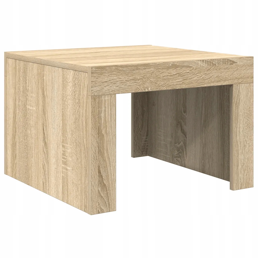 Kávový stolek dub sonoma 50 x 50 x 35 cm, materiál na bázi dřeva