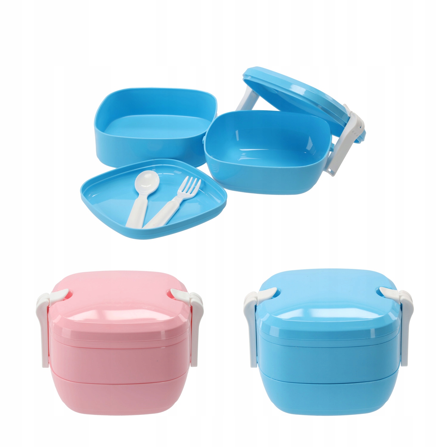 

Lunch Box do pracy Śniadaniowy sztućce 3139