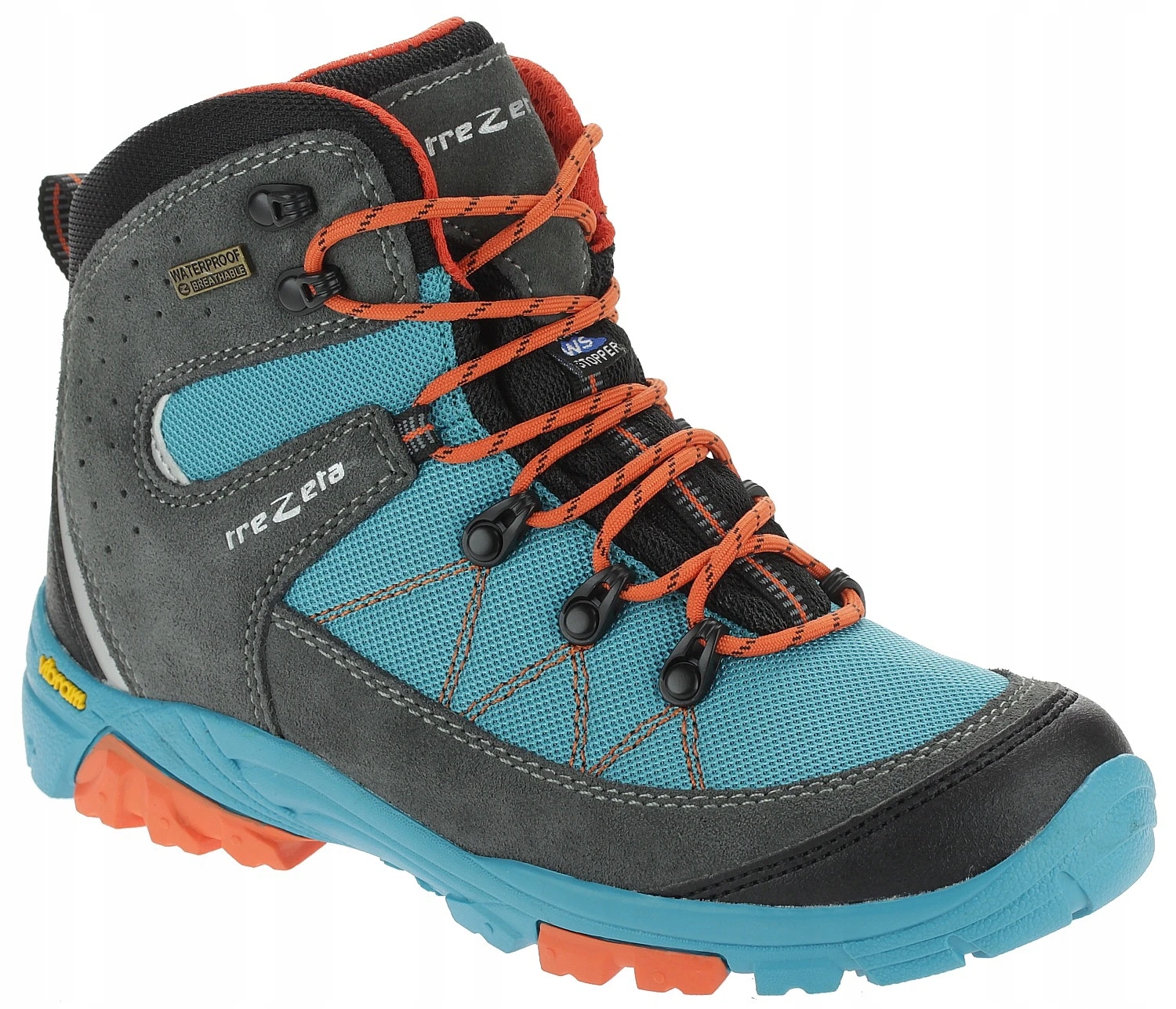 buty dziecięce Trezeta Cyclone Wp J Teal/Orange