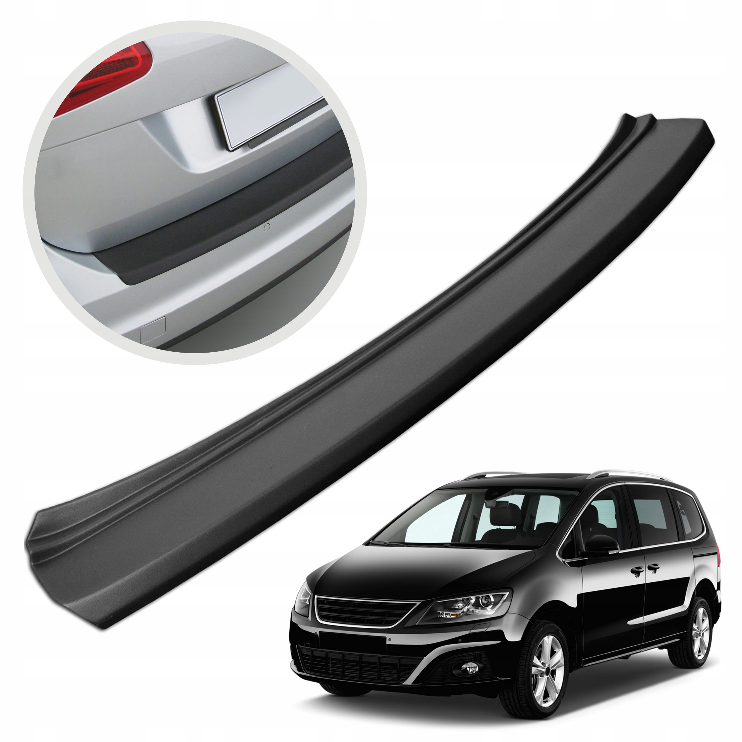 Ochranná lišta na zadný nárazník pre Vw Volkswagen Sharan 2010-2022