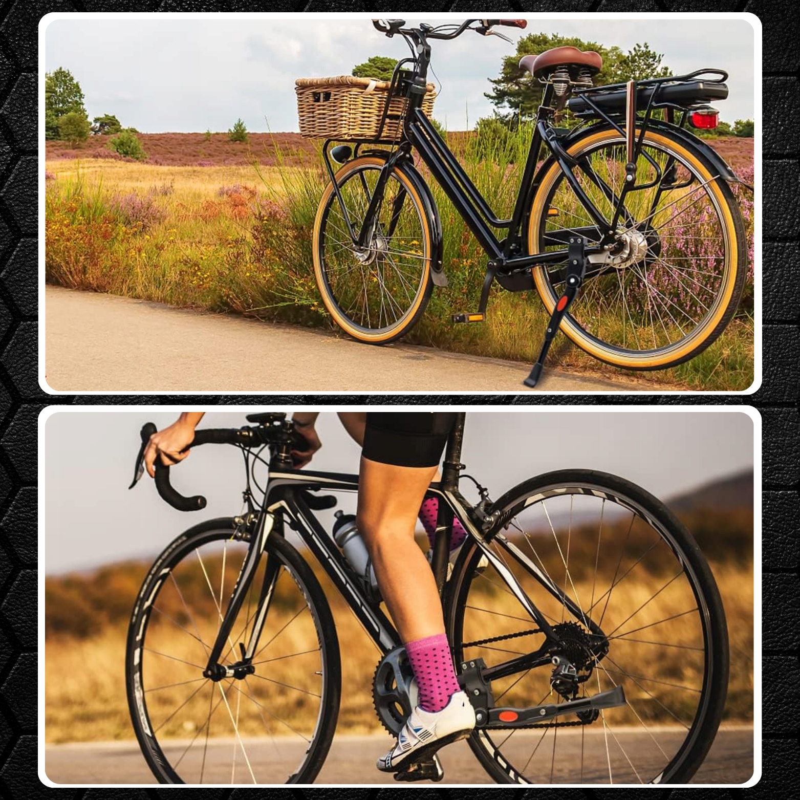 PODPÓRKA STOPKA ROWEROWA NÓŻKA REGULOWANA DO ROWERU TYLNA BOCZNA ALUMINIOWA Marka SPI 55