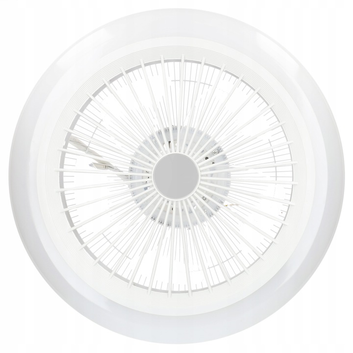 WENTYLATOR SUFITOWY WIATRAK LAMPA PLAFON LED RGB Model 1908