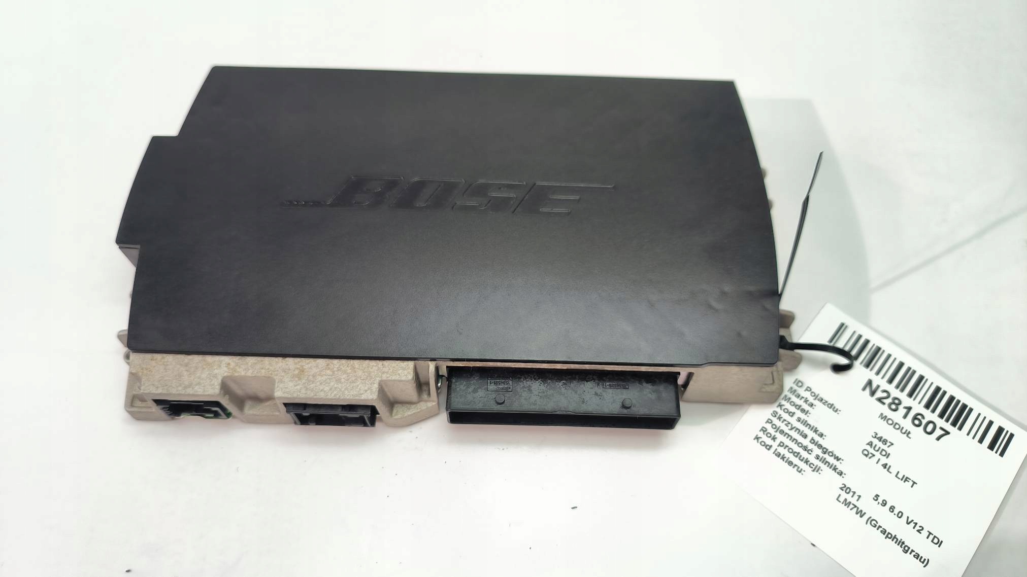 zosilňovač AUDIO BOSE 4L0035223G AUDI Q7 a 4L LIFT