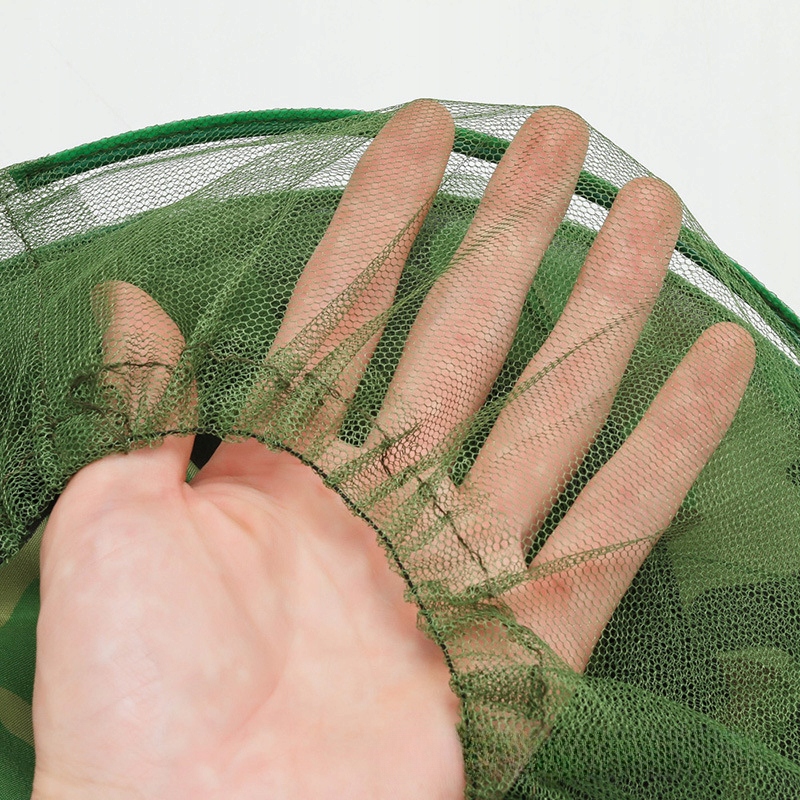 KAPELUSZ WĘDKARSKI Z MOSKITIERĄ NA KOMARY OWADY MORO Model NA GŁOWĘ SIATKA