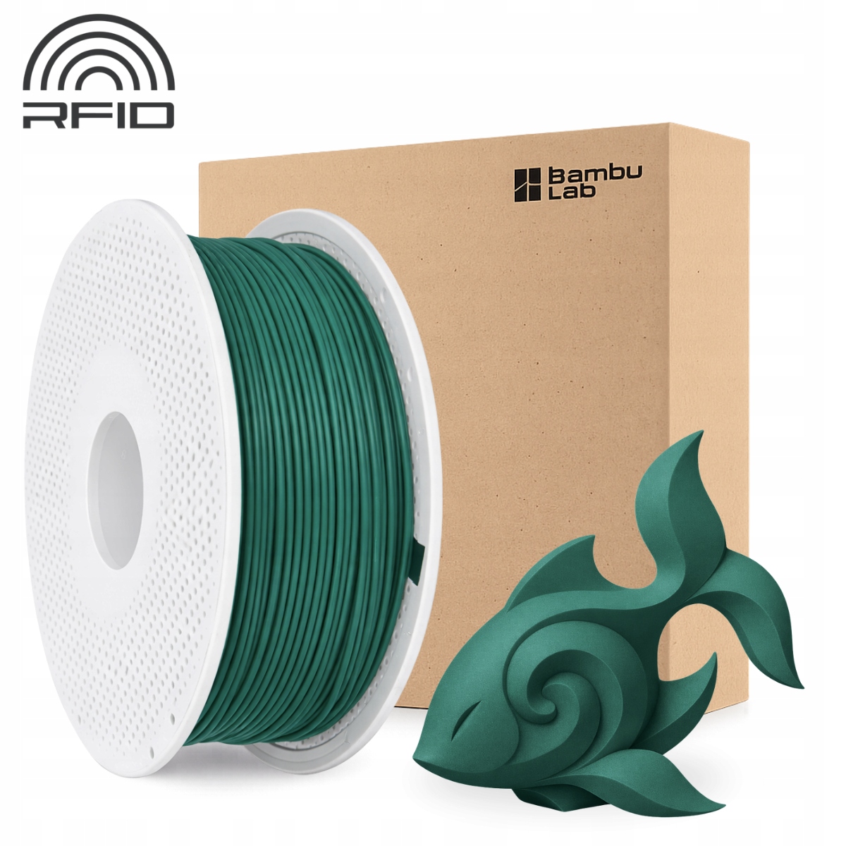Filament Bambu Lab PETG-CF Malachite Green Zielony 1,75mm 1kg