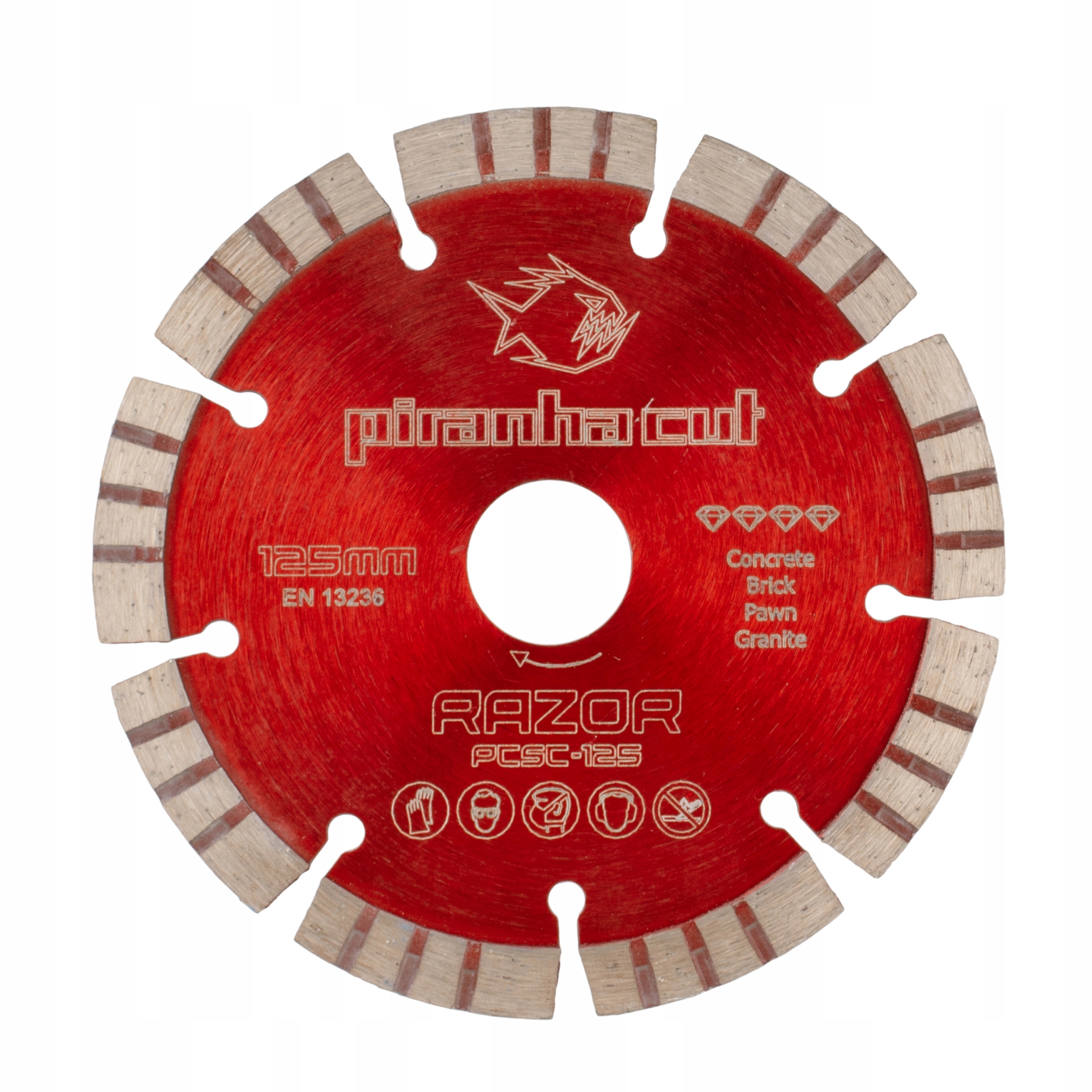 

Piranhacut Tarcza Diamentowa Razor 125mm Mat. Bud.