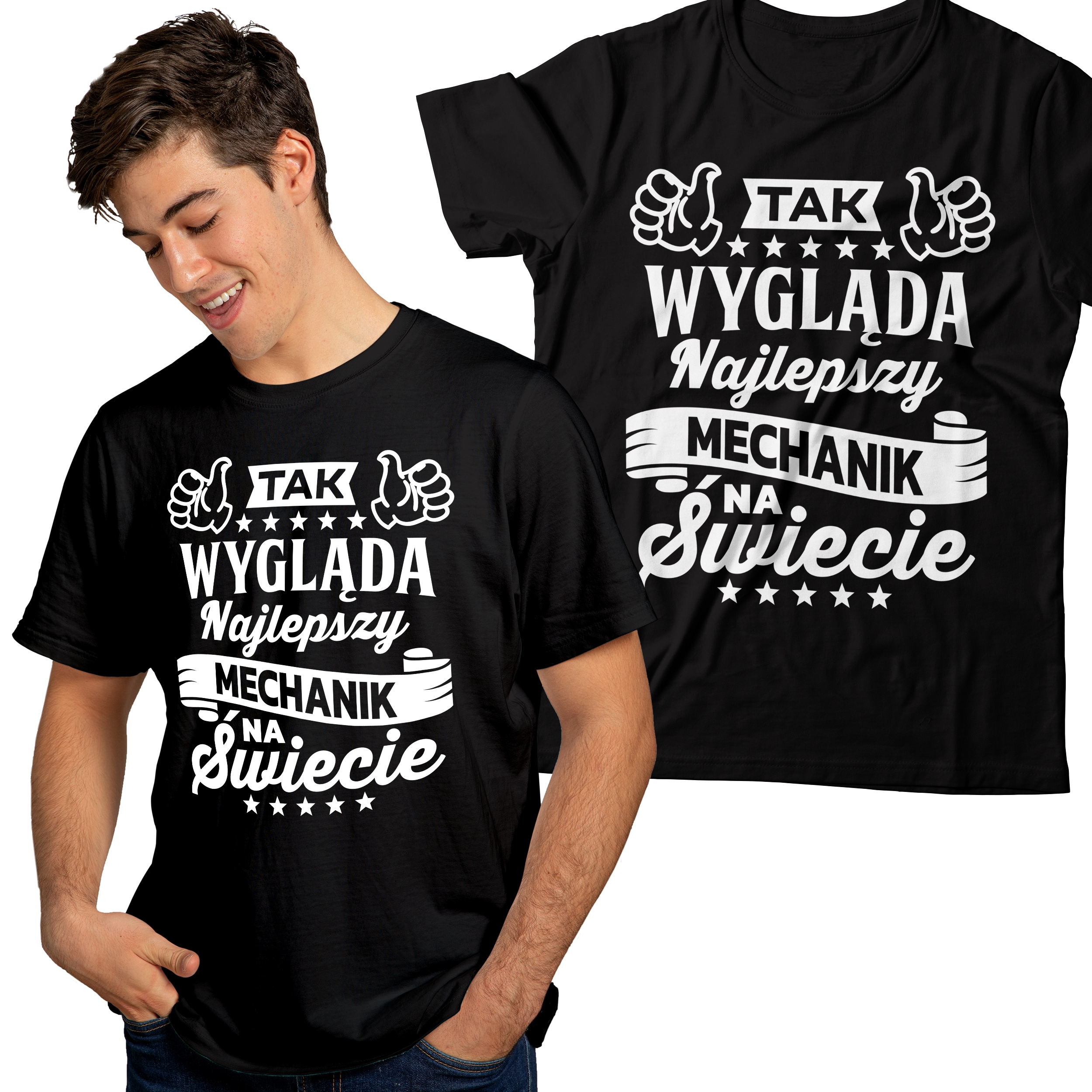KOSZULKA DLA MECHANIKA NA PREZENT URODZINY / S